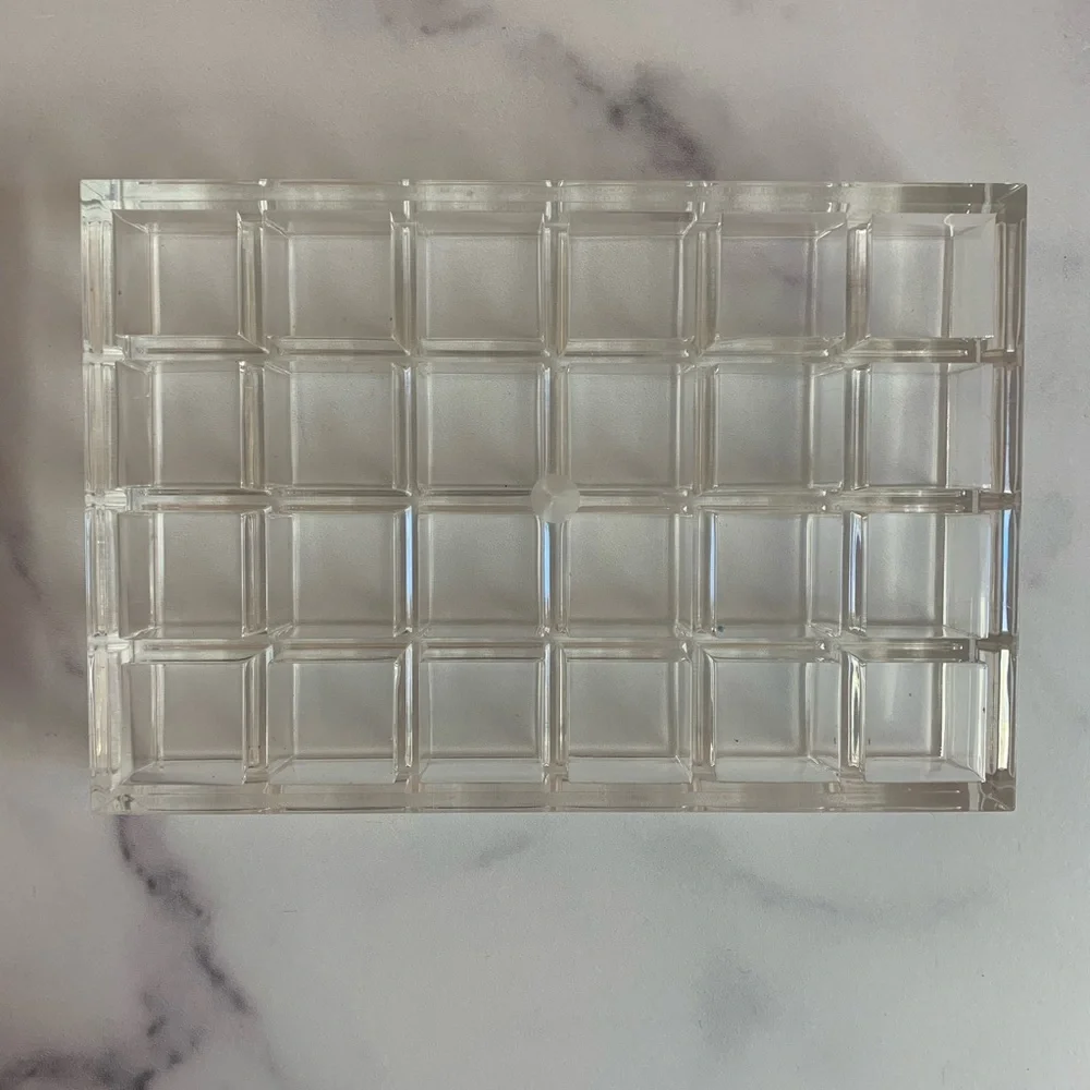 Clear Acrylic Lipstick Holder Makeup Organization Storage